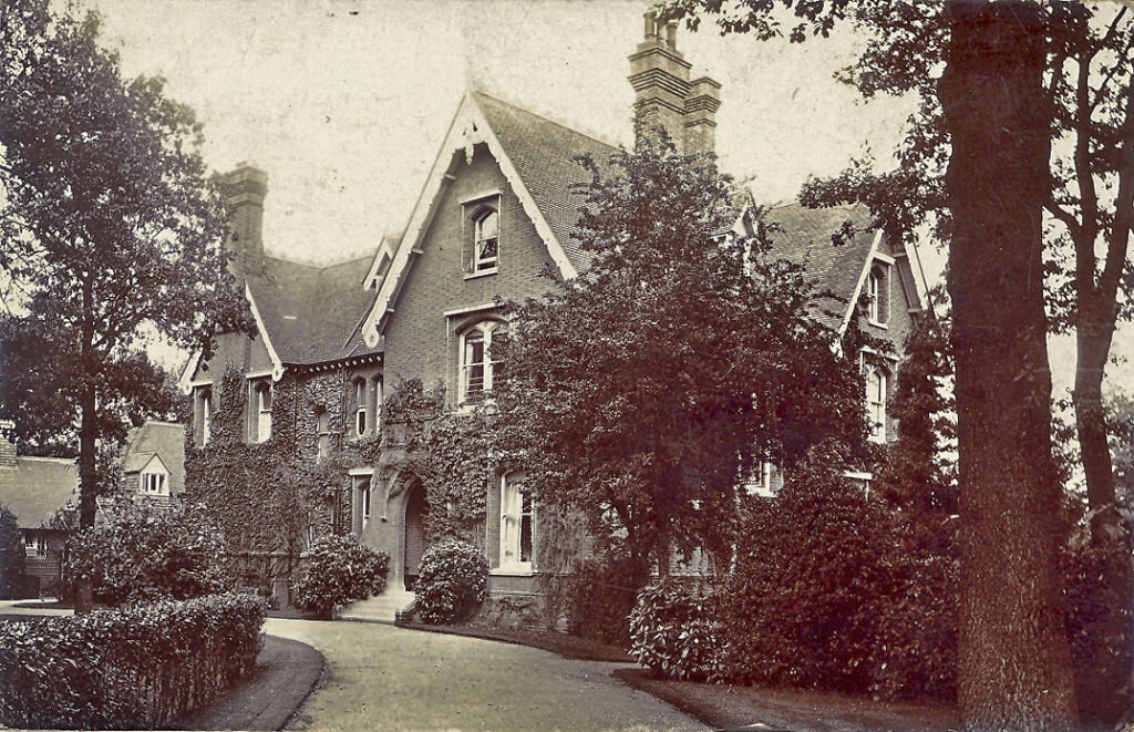 Woodheath house on Kemnal Road, c.1900s postcard
